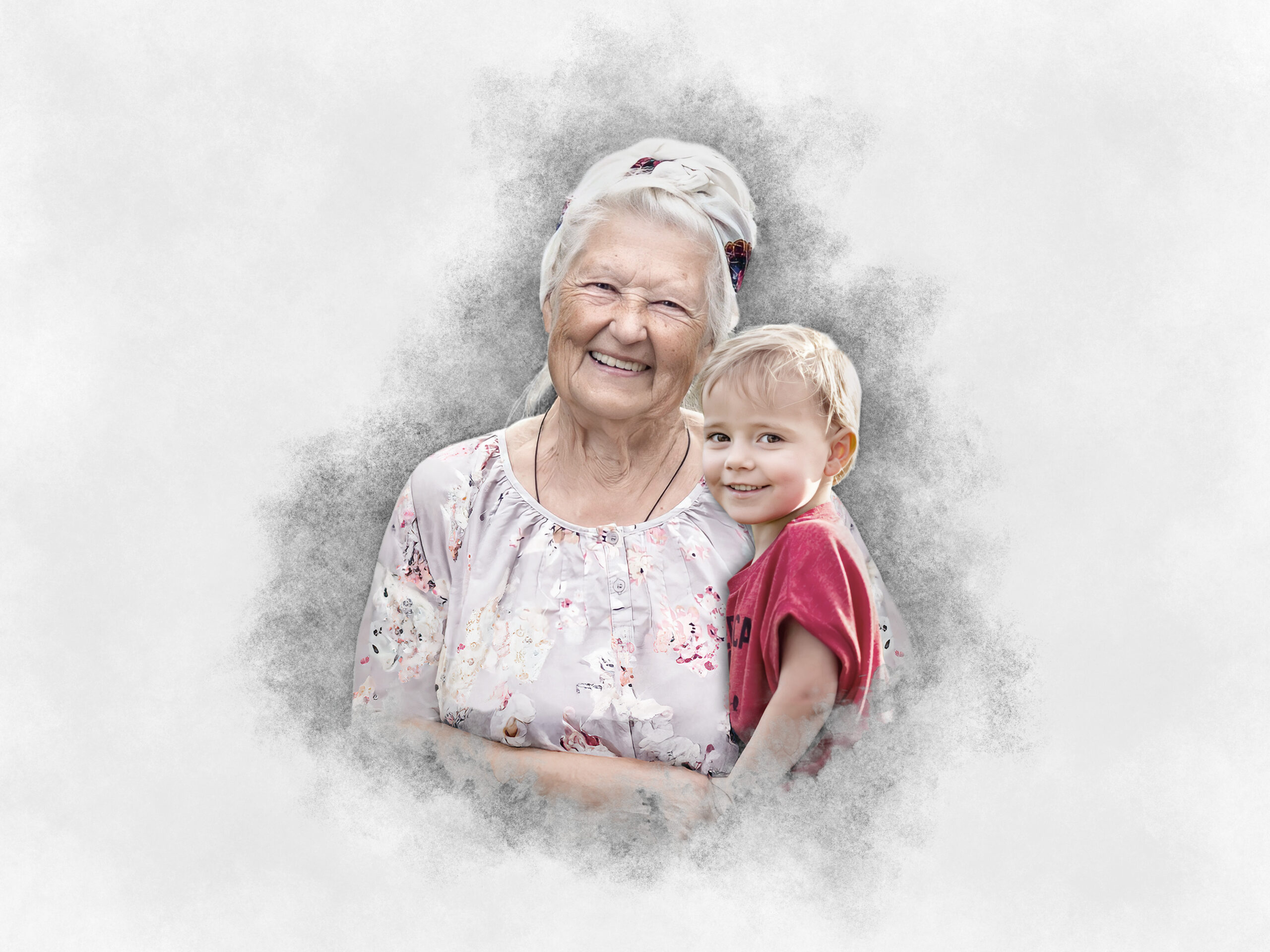 Color with Smoke Background